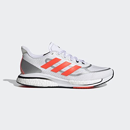 Adidas Women's Supernova Running Shoe, White/Solar Red/Black, 6