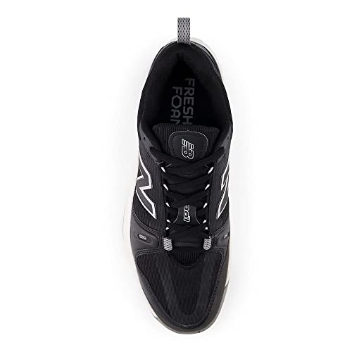 New Balance Men's Fresh Foam X 1007 V1 Tennis Shoe, Black/Grey, 10 XW