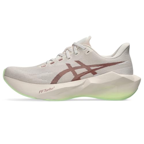 ASICS Women's NOVABLAST 6 Wide Running Shoes, 9, Rose DUST/Illuminate Yellow