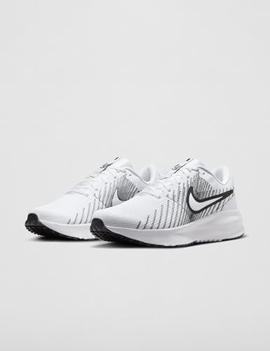 Nike Men's Run Defy Road Running Shoes, White/Black, 11