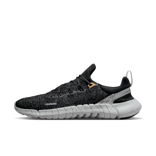 Nike Free RN 5.0 Next Nature Mens Shoes Size 10, Color: Black/Black/Dark Smoke Grey-Black