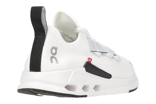 On Women's Cloudeasy Sneakers, Undyed-White | Black, 10.5 Medium US