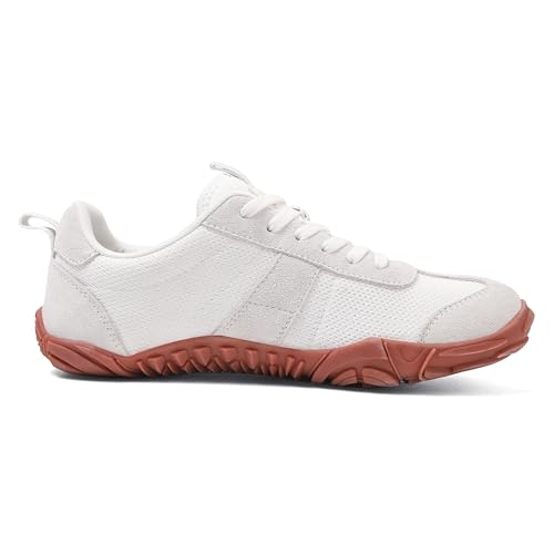 UBFEN Womens Barefoot Shoes Mens Wide Toe Box Zero Drop Minimalist Sneakers
