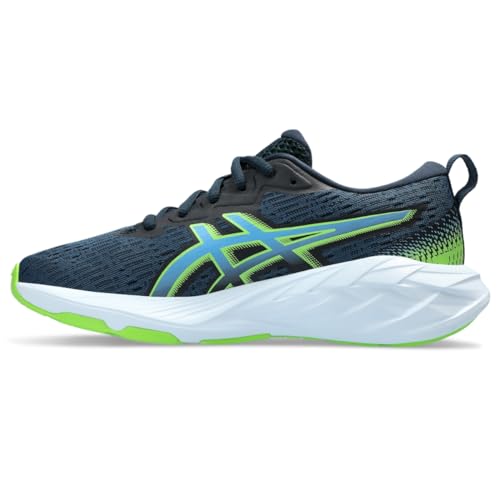 ASICS Kid's NOVABLAST 4 Grade School Running Shoes, 1.5, French Blue/Waterscape