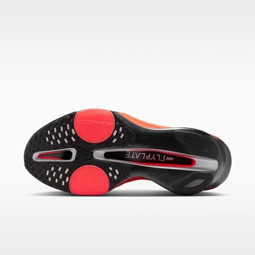 Nike AlphaFly 3 Men's Road Racing Shoes (Black/Bright Crimson/Wolf Gray/Metallic Silver) Size 10.5
