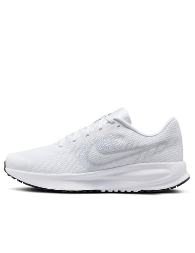 Nike Men's Run Defy Road Running Shoes, White/Pure Platinum-Black, 9