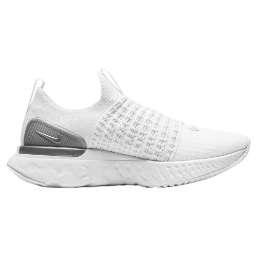 Nike React Phantom Run Flyknit 2 Womens CJ0280-100 (True White/ME), Size 6… (us_Footwear_Size_System, Adult, Women, Numeric, Medium, Numeric_8)