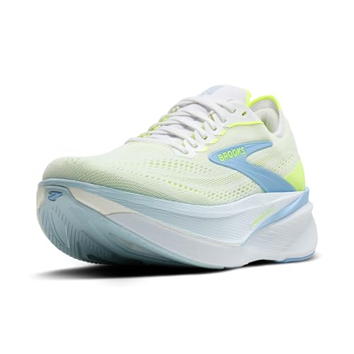Brooks Women’s Hyperion Max 4 Neutral Running Shoe - White/Blue/Nightlife - 9 Medium