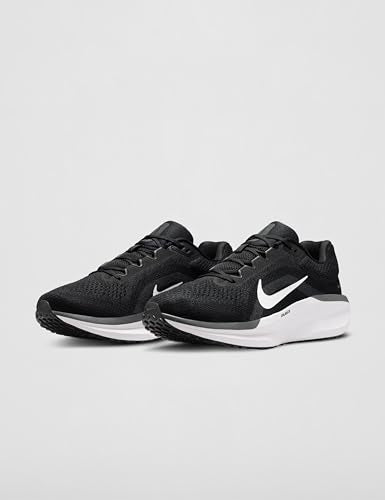Nike Men's Winflo 11 Road Running Shoes, Black/White-Anthracite-Cool Grey, 12