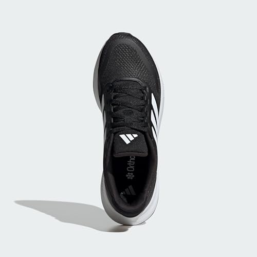 Adidas Women's Run Falcon 5, Black/White/Black, 7.5