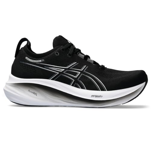 ASICS Women's Gel-Nimbus 26 Running Shoe, 10, Black/Graphite Grey