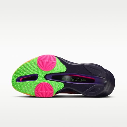 Nike Alphafly 3 Glam Women's Road Racing Shoes (Orange Pulse/Purple Dynasty/Electric Green/Black) Size 8