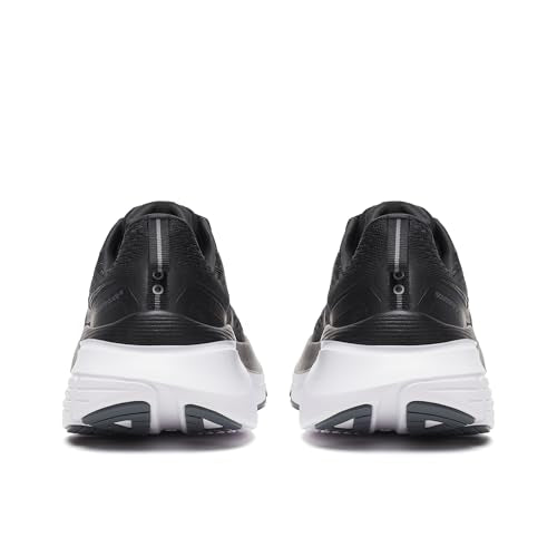 Saucony Men's Guide 18 Sneaker, Black/White, 10.5