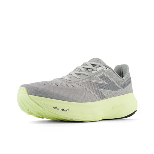 New Balance Men's Fresh Foam X 1080 V14 Running Shoe, Raincloud/Limelight/Silver Metalic, 10 M