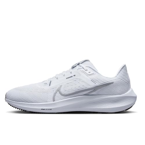 Nike Men's Air Zoom Pegasus Sneaker, White Black Photon Powder Grey Wolf, 7.5 UK
