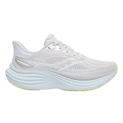 Saucony Women's Triumph 24 Sneaker, Fog/Ice Melt, 8