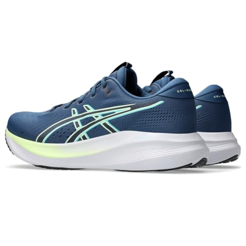ASICS Men's Gel-Excite 11 (Extra Wide) Running Shoes, 11.5, Grand Shark/Illuminate Yellow