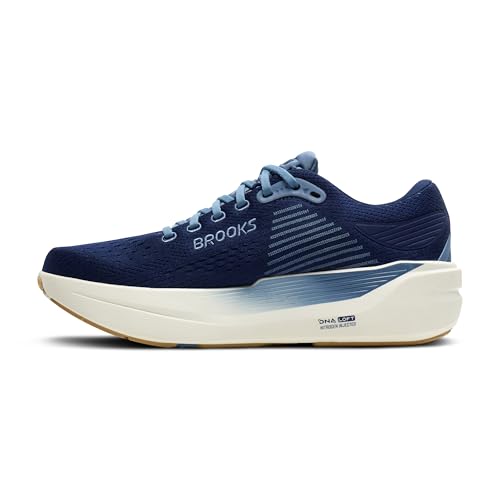 Brooks Men’s Ghost Max 3 Neutral Running & Walking Shoe - Blue/Starfish/Moonlight - 12 Medium