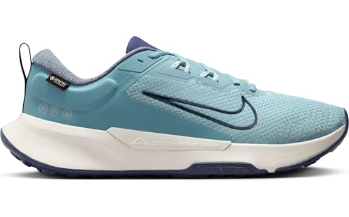 Nike Juniper Trail 2 GTX V2 Mens Running Trainers HM9734 Sneakers Shoes (UK 10.5 US 11.5 EU 45.5, Denim Turquoise Midnight Navy 402)