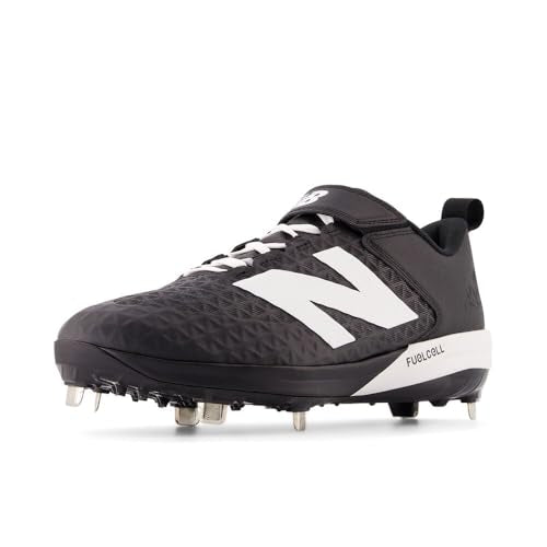 Men's New Balance FuelCell 4040 v8 Metal Baseball Shoe in Black/White product image