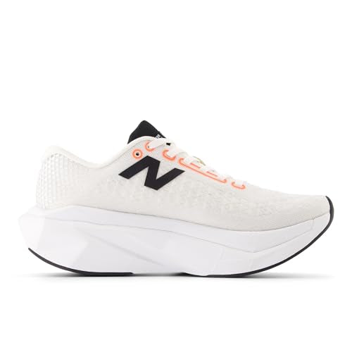 New Balance Women's FuelCell SuperComp Trainer V3 Running Shoe, Sea Salt/Urgent Red/Black, 9 M