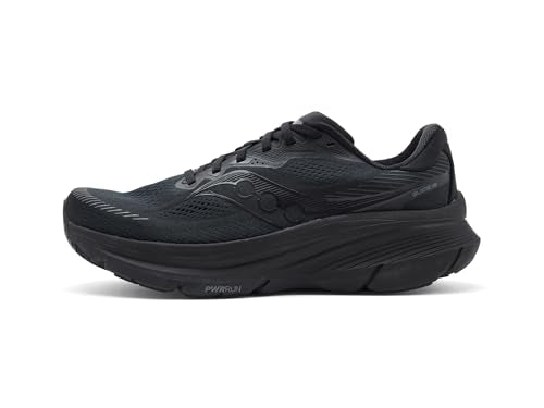 Saucony Men's Guide 19 Sneaker, Black/Black/Black, 10.5