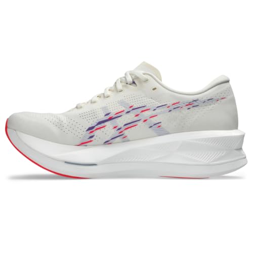 ASICS Men's SONICBLAST Running Shoes, 9.5, Cream/Blue Fade