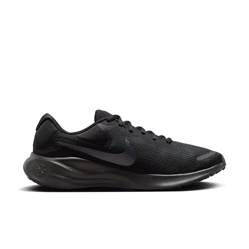 Nike Revolution 7 Running Shoes Men, Black/White, 12