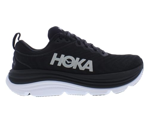 HOKA ONE ONE Gaviota 5 Mens Shoes Size 8, Color: Black/White - alternate view 5