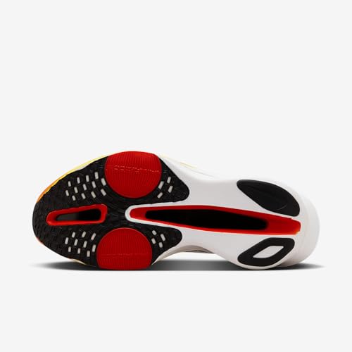 Nike Alphafly 3 Premium Men's Road Racing Shoes (HQ3501-100, White/Black/University Red/Habanero Red) Size 14