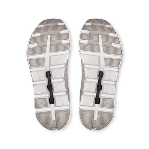 On Women's Cloud 6 Sneakers, Pearl/White, 9 Medium US
