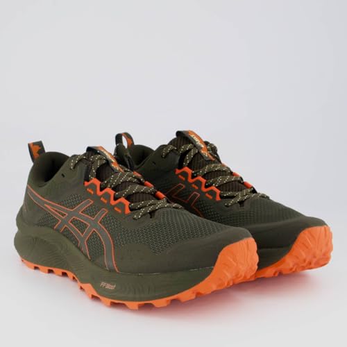 ASICS Men's Trabuco Terra 3 Sneaker, Brown Stone Spicy Red, 6.5