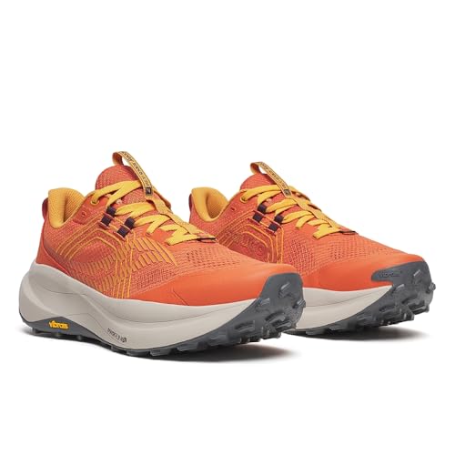 Saucony Men's Xodus Ultra 4 Sneaker, Amber/Autumn, 9