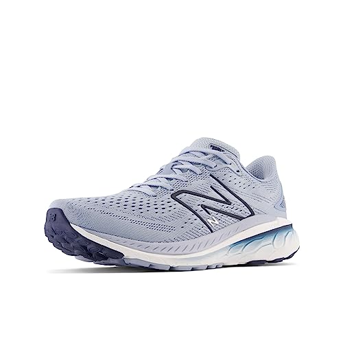 New Balance Men's Fresh Foam 860 V13 Running Shoe, Light Arctic Grey/Natural Indigo, 12 Medium