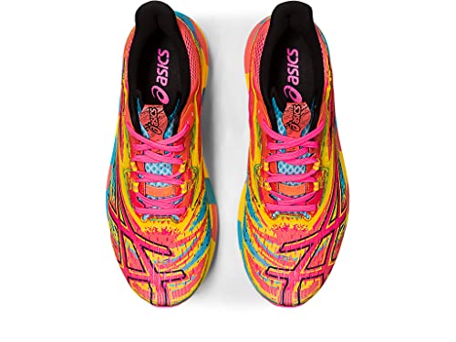 ASICS Men's Noosa TRI 15 Running Shoes, 10.5, Aquarium/Vibrant Yellow