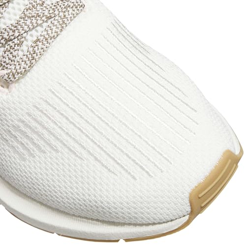 adidas Women's Swift Run 1.0, Off White/Khaki/Wonder Quartz, 8