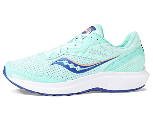 Saucony Women's Cohesion 16 Sneaker, Atmos/Lapis, 8