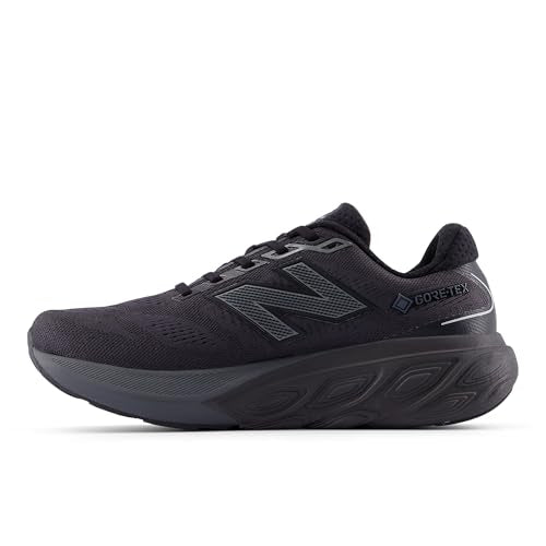 New Balance Men's Fresh Foam X 880 V15 Gore-TEX Running Shoe, Black/Castlerock/Silver Metallic, 10 M