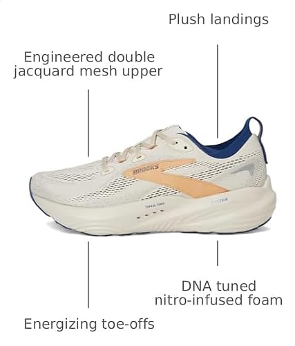 Brooks Male Glycerin 22 Moonbeam/Blue/Taffy 12 Medium