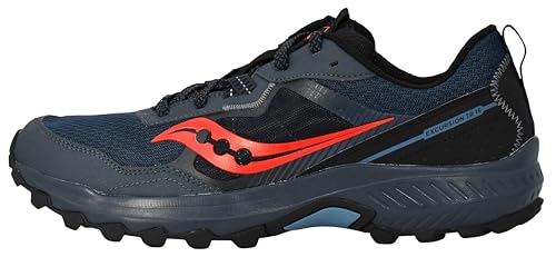 Saucony Men's Excursion TR16 Trail Running Shoe, Night/Black, 10 Medium