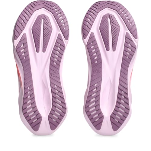 ASICS Women's NOVABLAST 5 Running Shoe, 10, White/Coral Reef