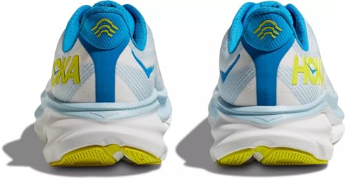 Hoka Men's Clifton 9 Sneaker, Ice Water/Evening Primrose, Men's US Size 11.5