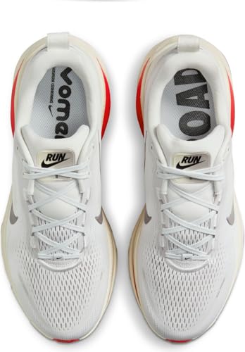 Men's Nike Vomero 18 (Platinum Tint/Metallic Pewter-Siren Red)
