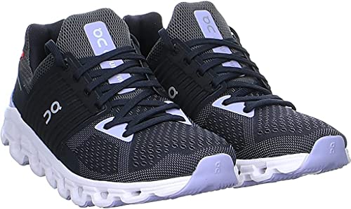 On Women's Cloudswift Sneakers, Magnet/Lavender, Black, 7.5 Medium US