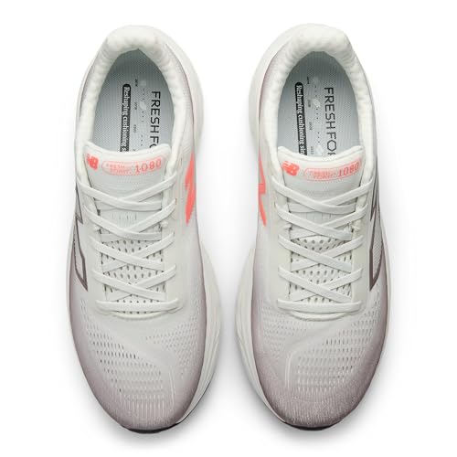 New Balance Men's Fresh Foam X 1080 V14 Running Shoe, Earth Shadow/Reflection/Urgent Red, 10 M