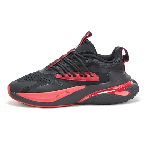 Adidas Unisex-Adult Alphaboost V2, Black/Team Power Red/White, 7