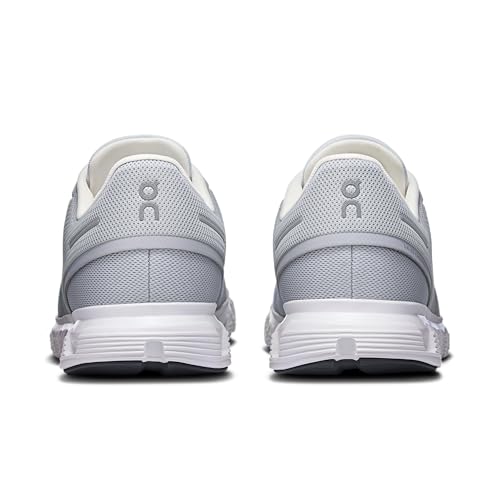 On Men's Cloud 6 Sneakers, Glacier | White, 10 Medium US