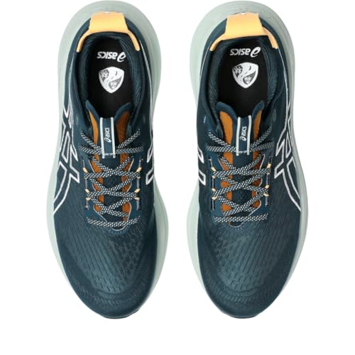 ASICS Men's Gel-Nimbus 27 TR Running Shoes, 12, Nature Bathing/Tranquil Teal