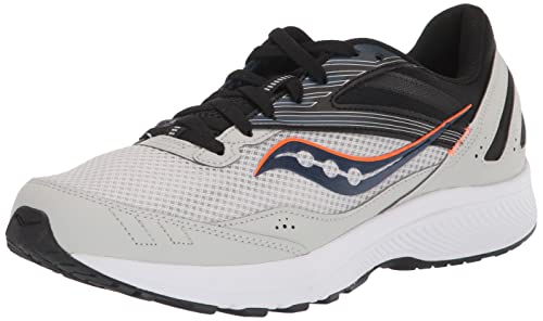 Saucony Men's Cohesion 15 Running Shoe, Fog/Space, 11