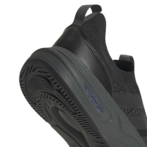 adidas Men's Cloudfoam Cuxxion - Sock, Black/Carbon/Grey, 9.5
